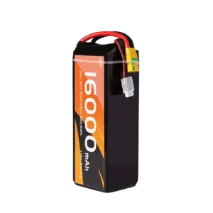 WES 16000mAh 6S1P LiHV LiPo battery pack for heavy-lift drone, high performance 23.1V power module with XT90 and JST-XH connectors