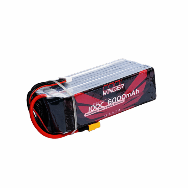 ⁦WES 6S LiPo Drone Battery Pack 6000mAh⁩ - الصورة ⁦2⁩