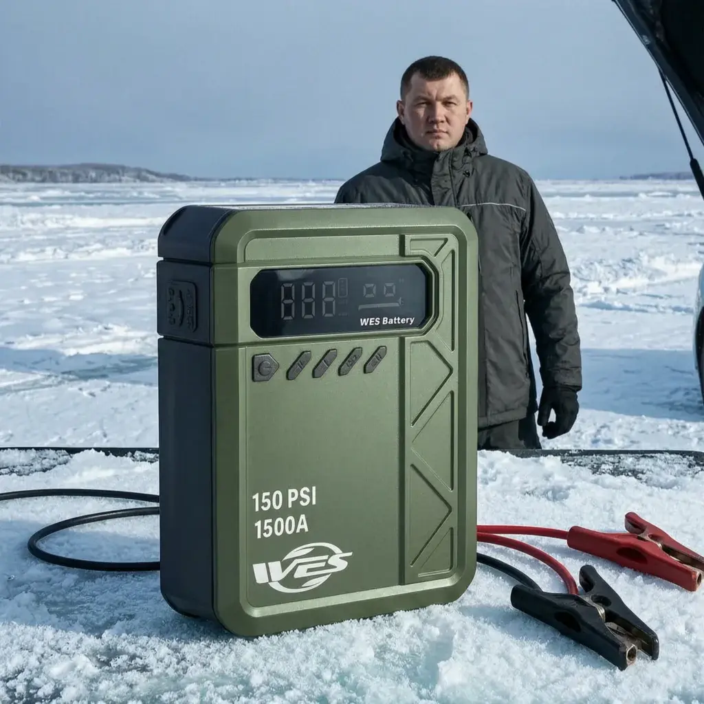 High-Rate Battery Cells for Emergency Power Supply | WES Cold Cranking Solutions 26 Portable Car Battery Jump Starter