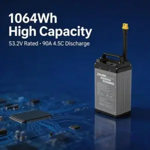 14S20Ah 1064Wh Battery for Agriculture Drone: High-Performance Smart Power Solution | WES Battery 10 WESbattery.Drone Power Solution