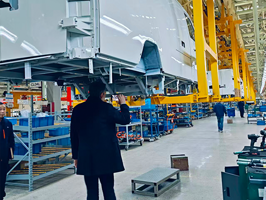 Automotive Factory Tour for overseas business partners and customers