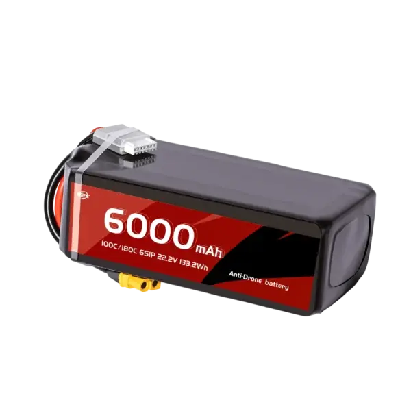 100c-6000mah-6s-lipo-battery-drone-defense-scaled-1.webp 6000mAh-6S1P High-Discharge LIPO Battery Pack :High Performance Drone battery by WES