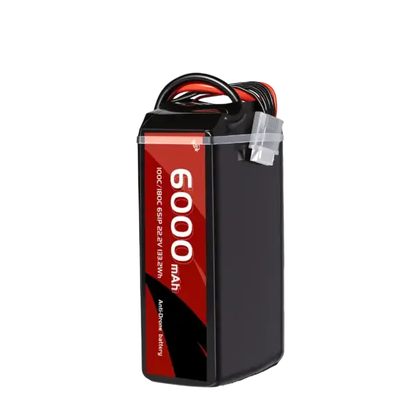 22.2v-anti-drone-jammer-battery-xt60-scaled-1.webp 6000mAh-6S1P High-Discharge LIPO Battery Pack :High Performance Drone battery by WES