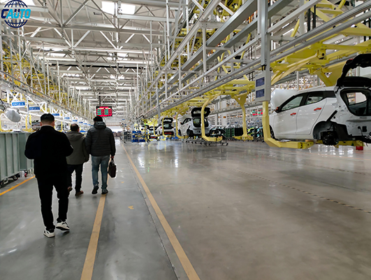 Complete Vehicle Assembly Line in smart automotive factory