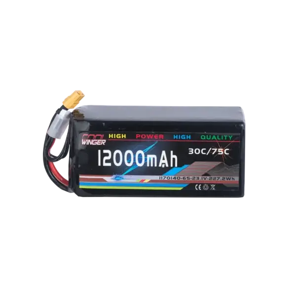 WES 6S 锂聚合物无人机电池组 12000mAh