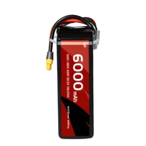 6000mAh-6S1P High-Discharge LIPO Battery Pack ：High Performance Drone battery by WES