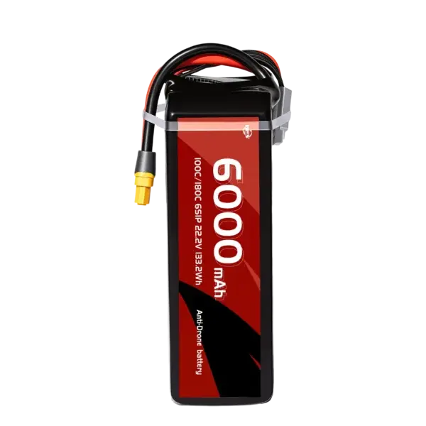 High-discharge-22.2V-6S-anti-drone-battery-for-jammer-gun-studio-shot-scaled-1.webp 6000mAh-6S1P High-Discharge LIPO Battery Pack :High Performance Drone battery by WES