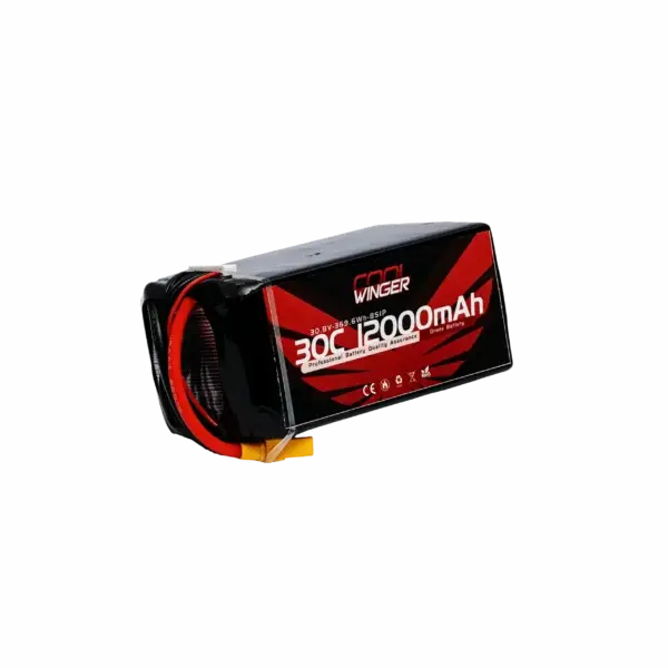 12000mAh-8S1P LiHV LiPo Battery Pack ：High Performance Drone battery by WES