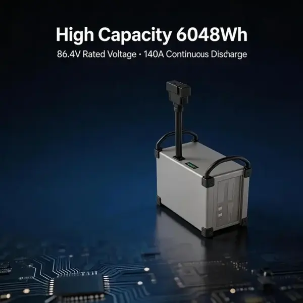 24S 70Ah 6048Wh Semi-Solid State Industrial Heavy-Lift Drone Battery |  WES battery