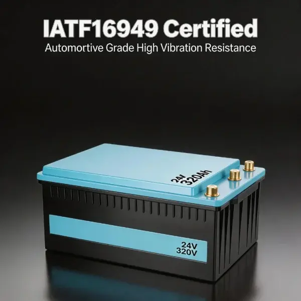 IATF16949 Certified 24V 280Ah Truck Parking Starter Battery & Start-Stop Phosphate Lifepo4 Battery Pack | WES Battery