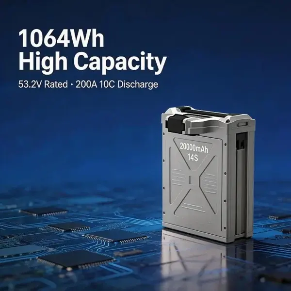 14S20Ah 1064Wh Smart Battery for Agriculture Drone| WES Battery