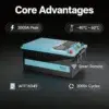 IATF16949 Certified 24V 280Ah Truck Parking Starter Battery & Start-Stop Phosphate Lifepo4 Battery Pack | WES Battery