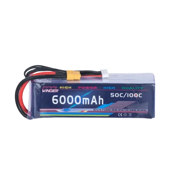 WES-6S-LiPo-Drone-Battery-Pack-scaled-1.webp WES 6S LiPo Drone Battery Pack 6000mAh