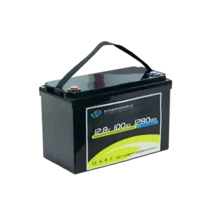 WES 12.8V 100Ah LiFePO4 Battery — 1280Wh, 100A Peak
