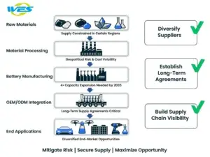 Lithium-ion battery supply chain and procurement strategy framework