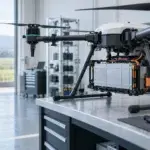 LIHV battery pack integrated into an industrial agricultural drone during engineering evaluation